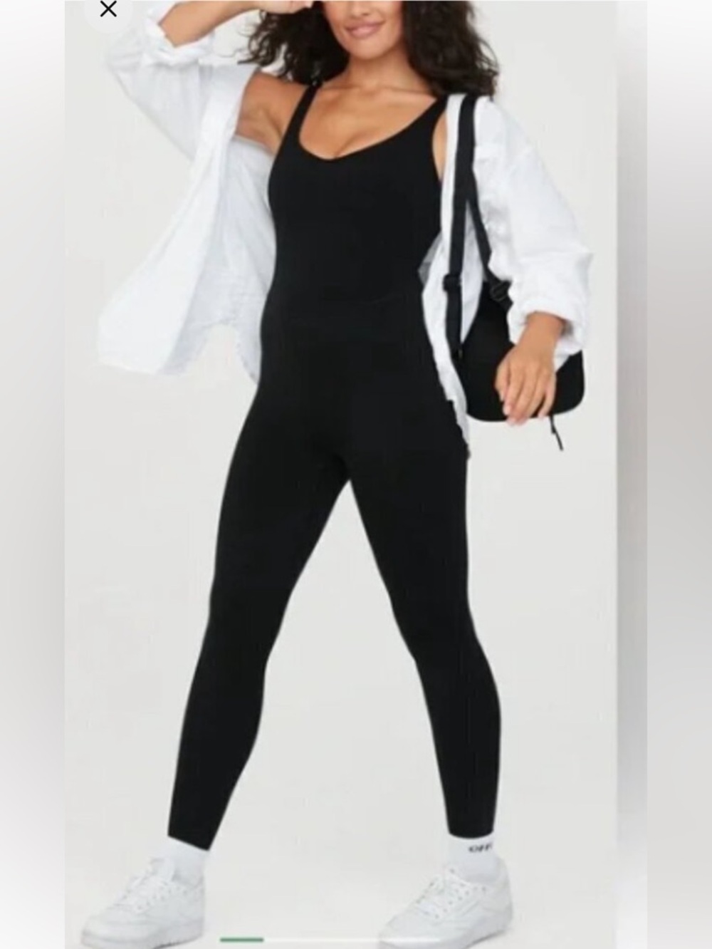 Offline Aerie Real Me Lowkey legging jumpsuit bodysuit one-piece crosstrain S